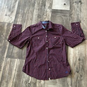 TALBOTS long sleeve casual  button down blouse size 8